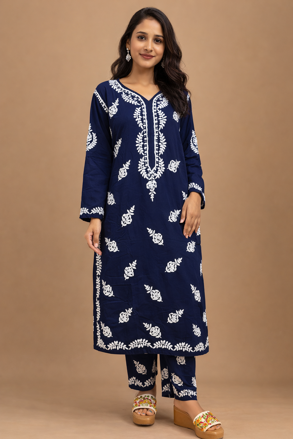 Modal kurta plaza pair