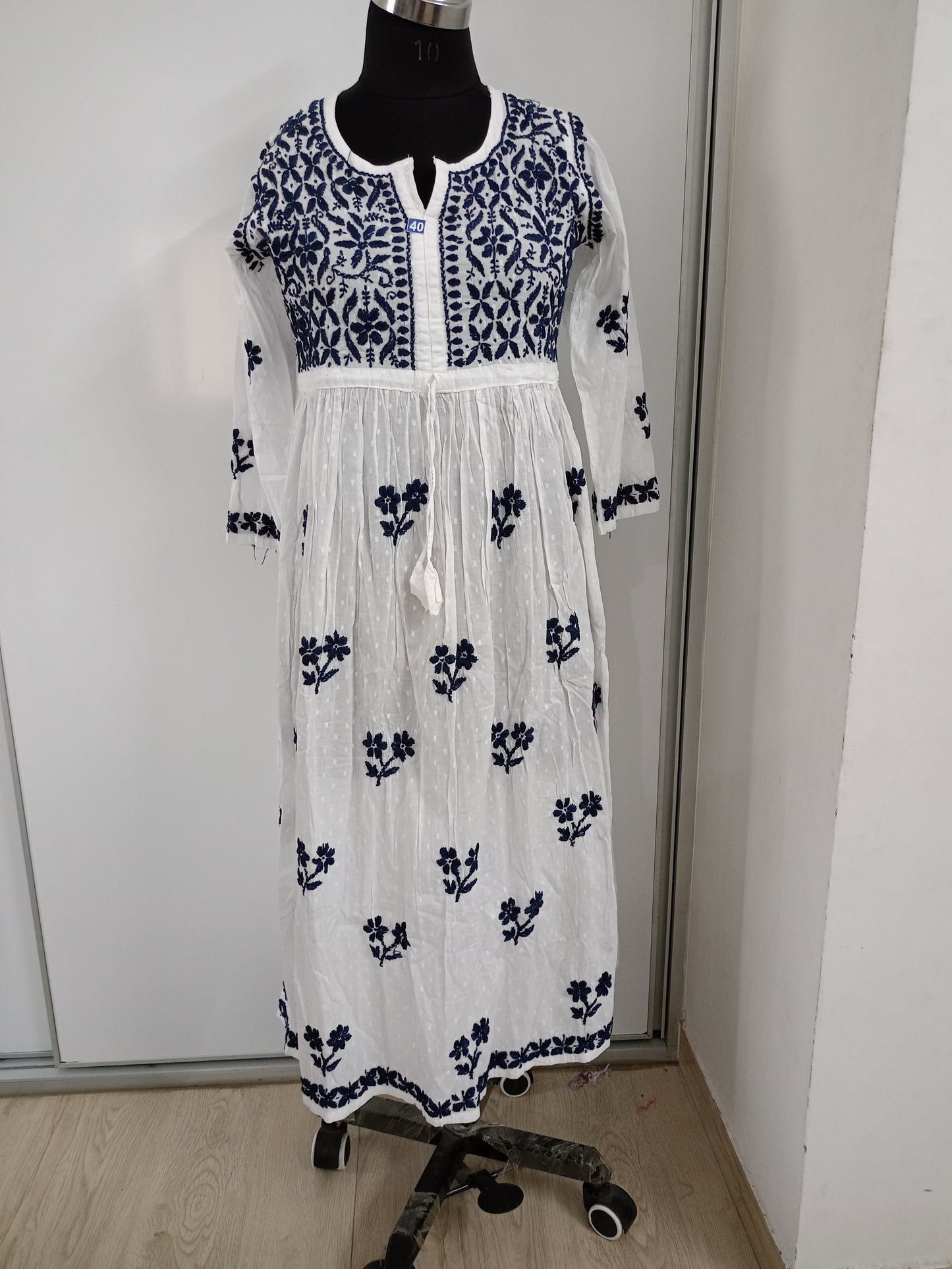 DOBBY COTTON 3D HANDWORKED ONE PIECE