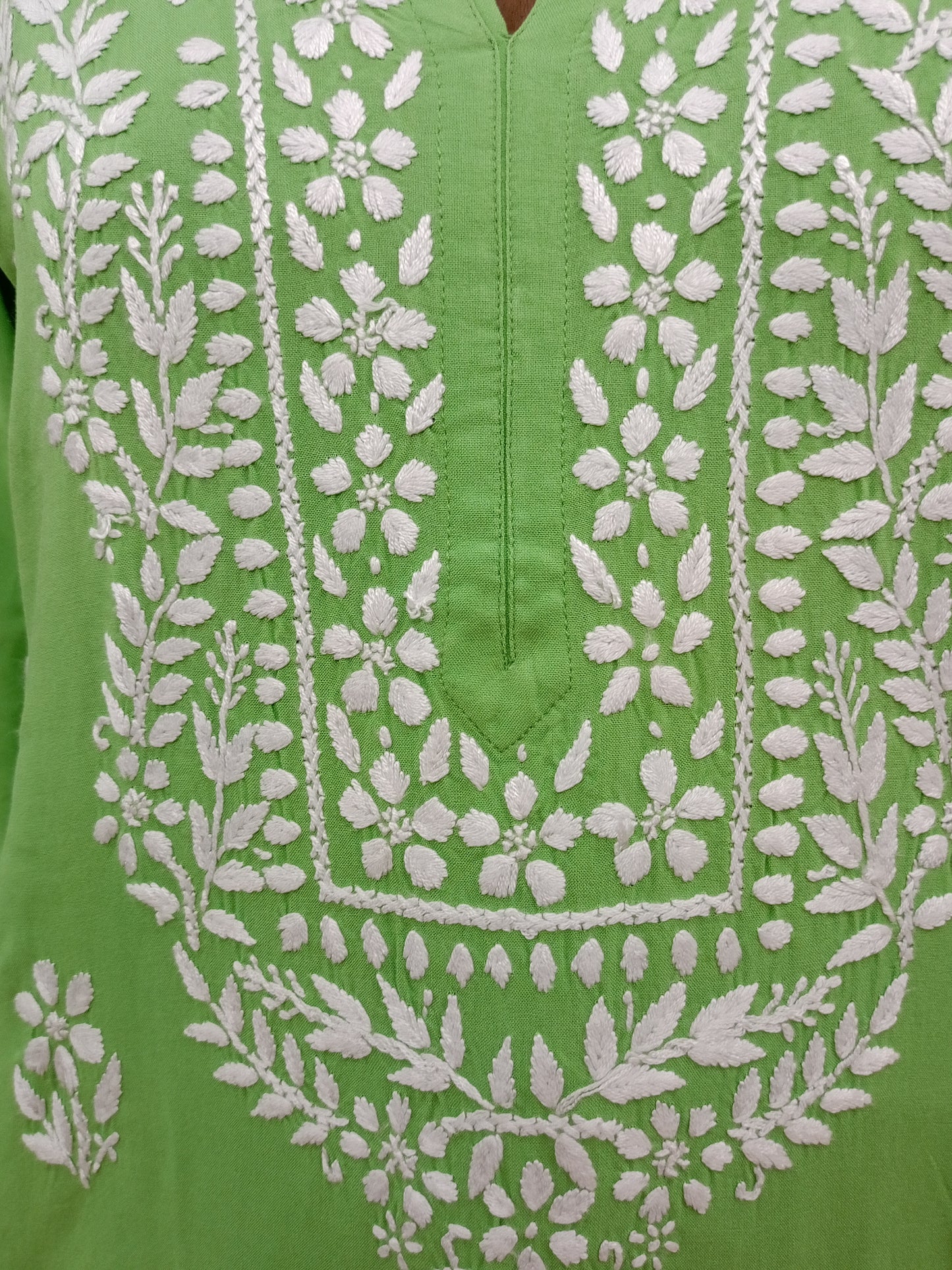 Modal Cotton White Work Pair In 3D Work
