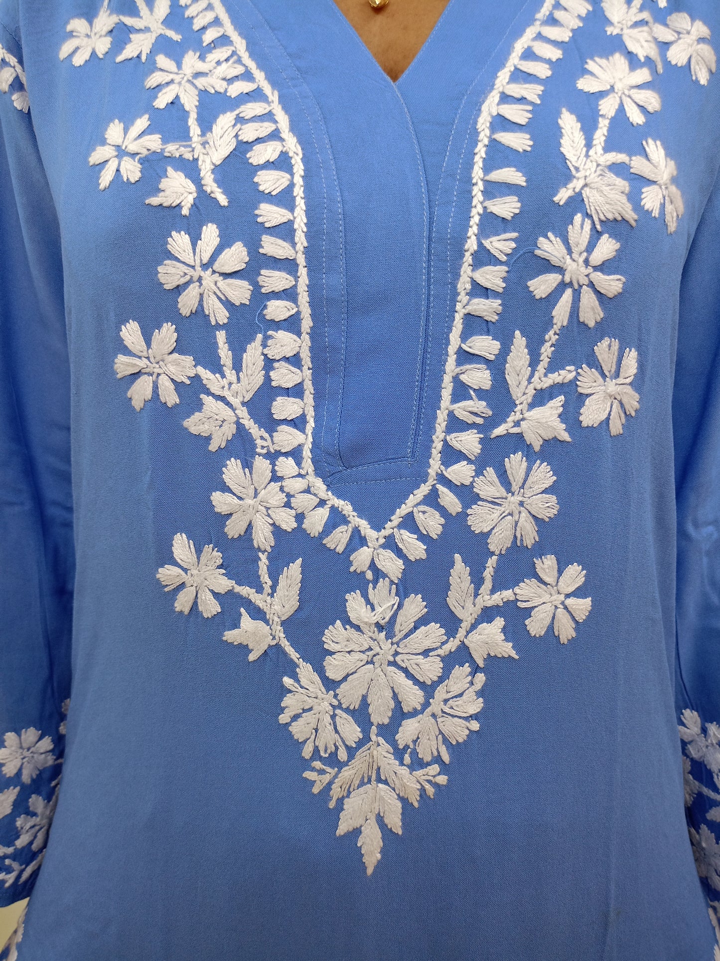 V Neck Modal Material Kurti