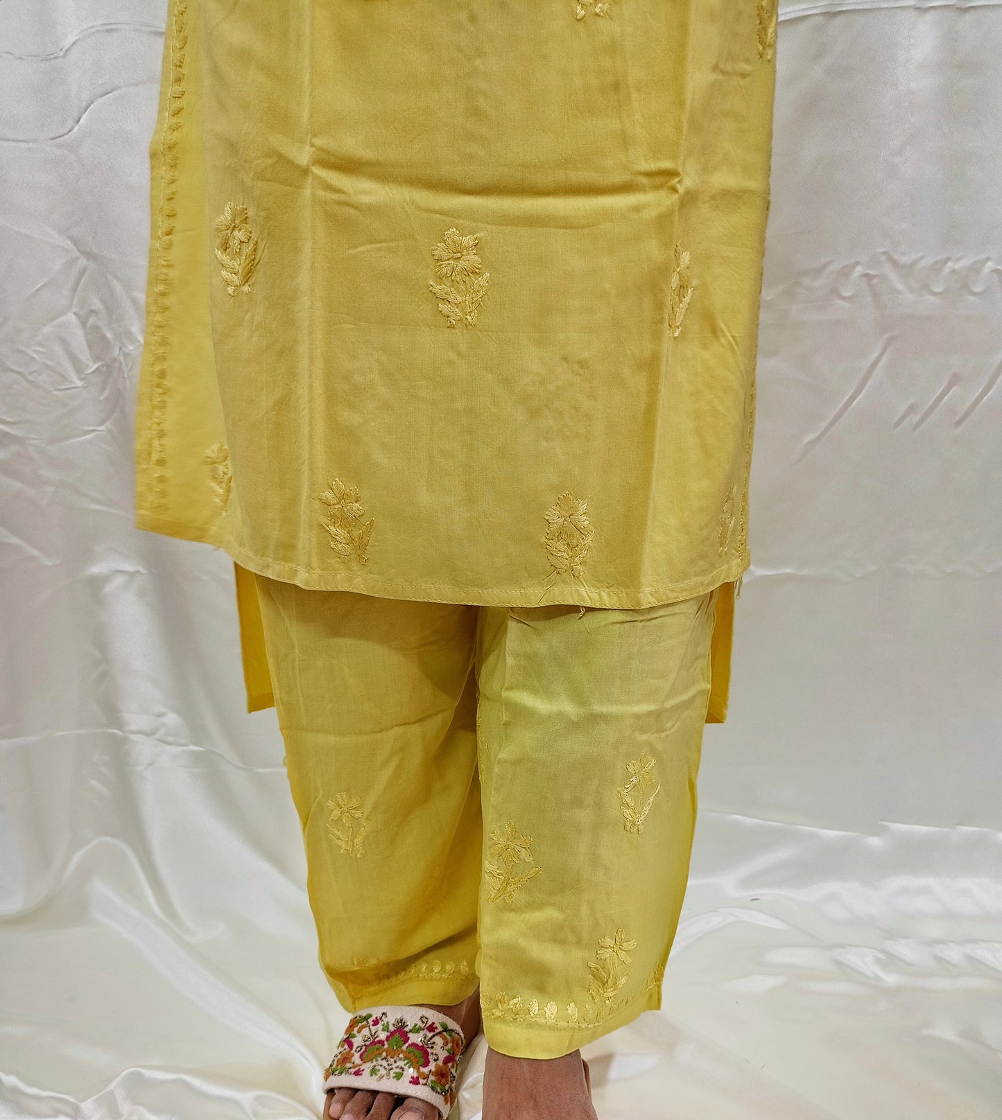 Rayon material dupatta bottom pair