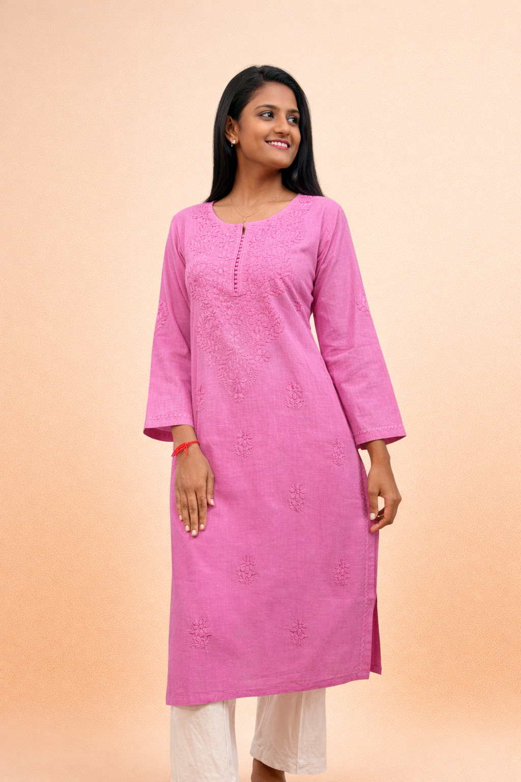 Linen long kurta