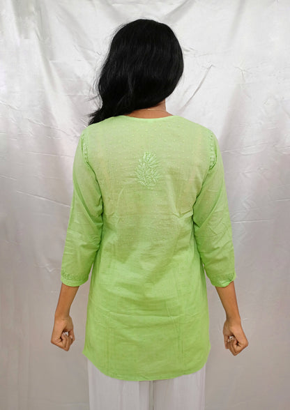 dobby cotton short kurti