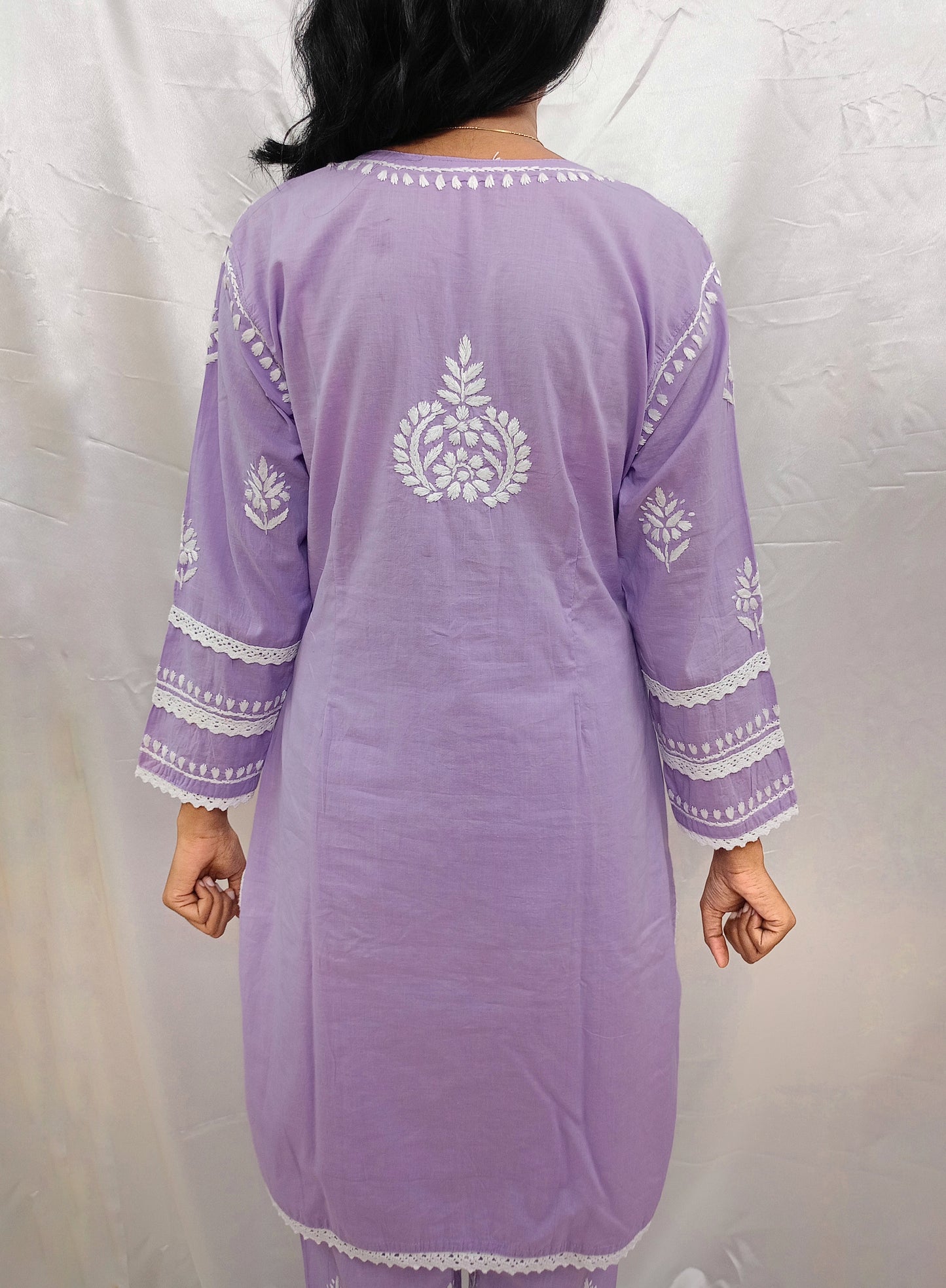 co-ord set in mul cotton