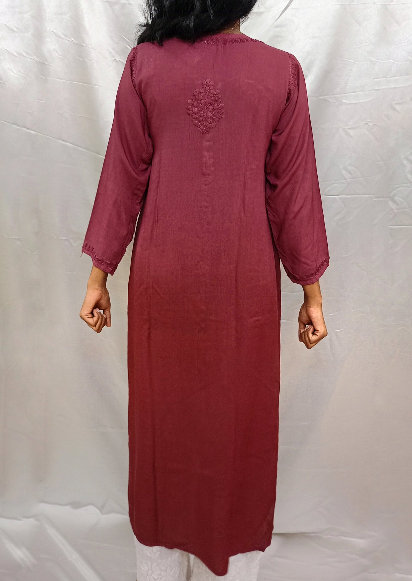 rayon cotton long kurti