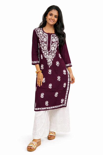 Pure modal material long kurta