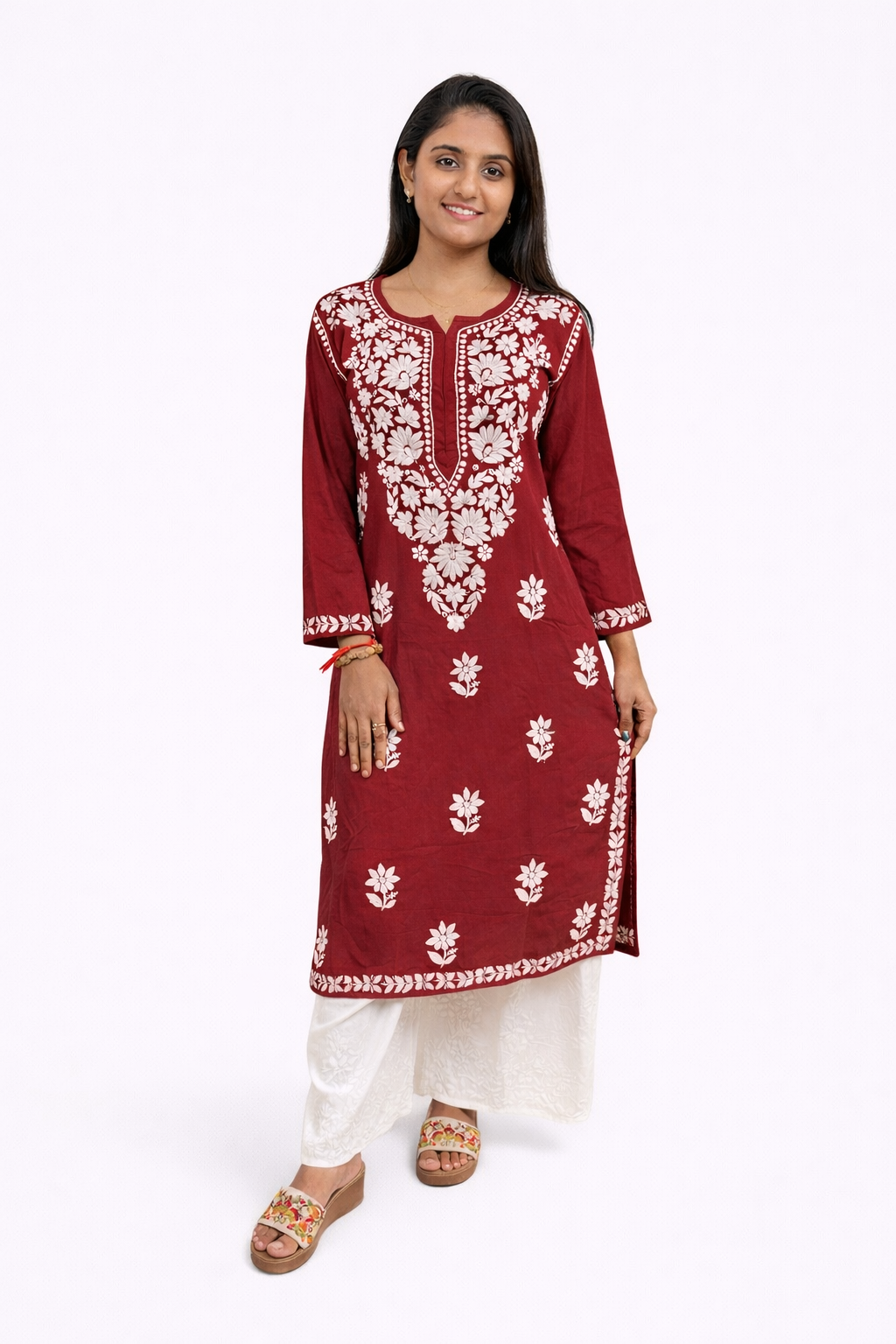 Pure modal material long kurta