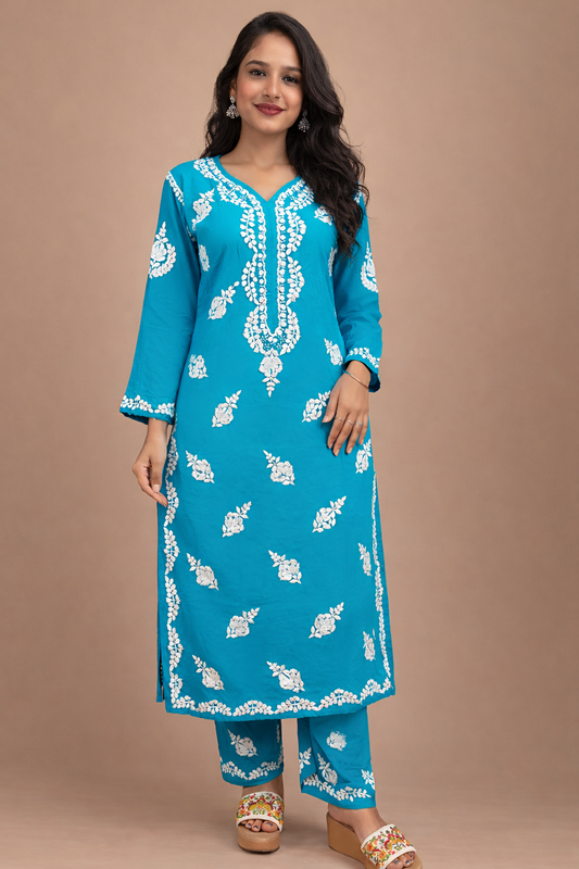 Modal kurta plaza pair