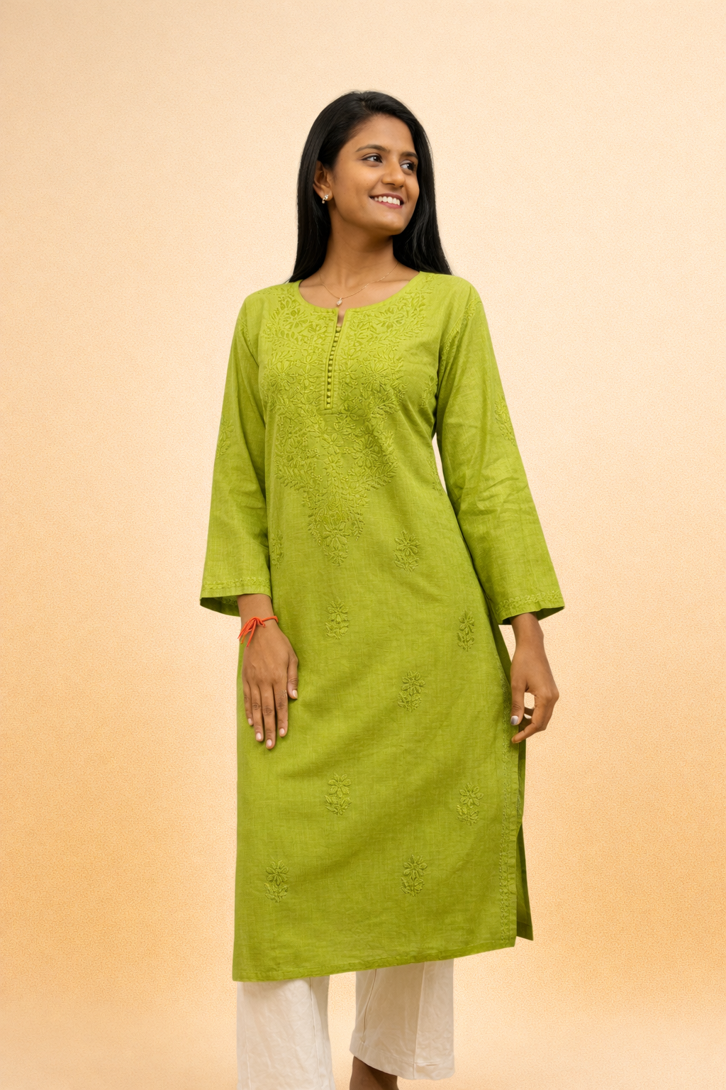 Linen long kurta
