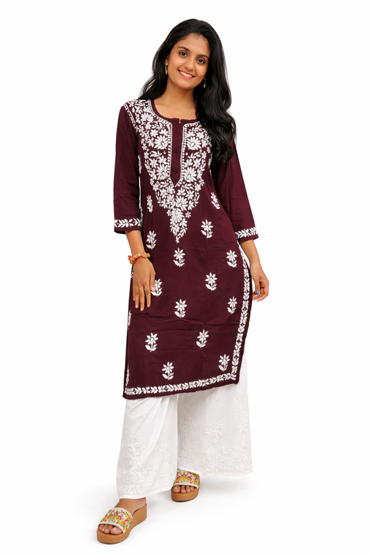 Pure modal material long kurta