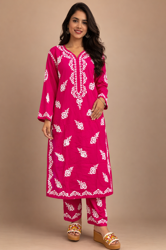 Modal kurta plaza pair