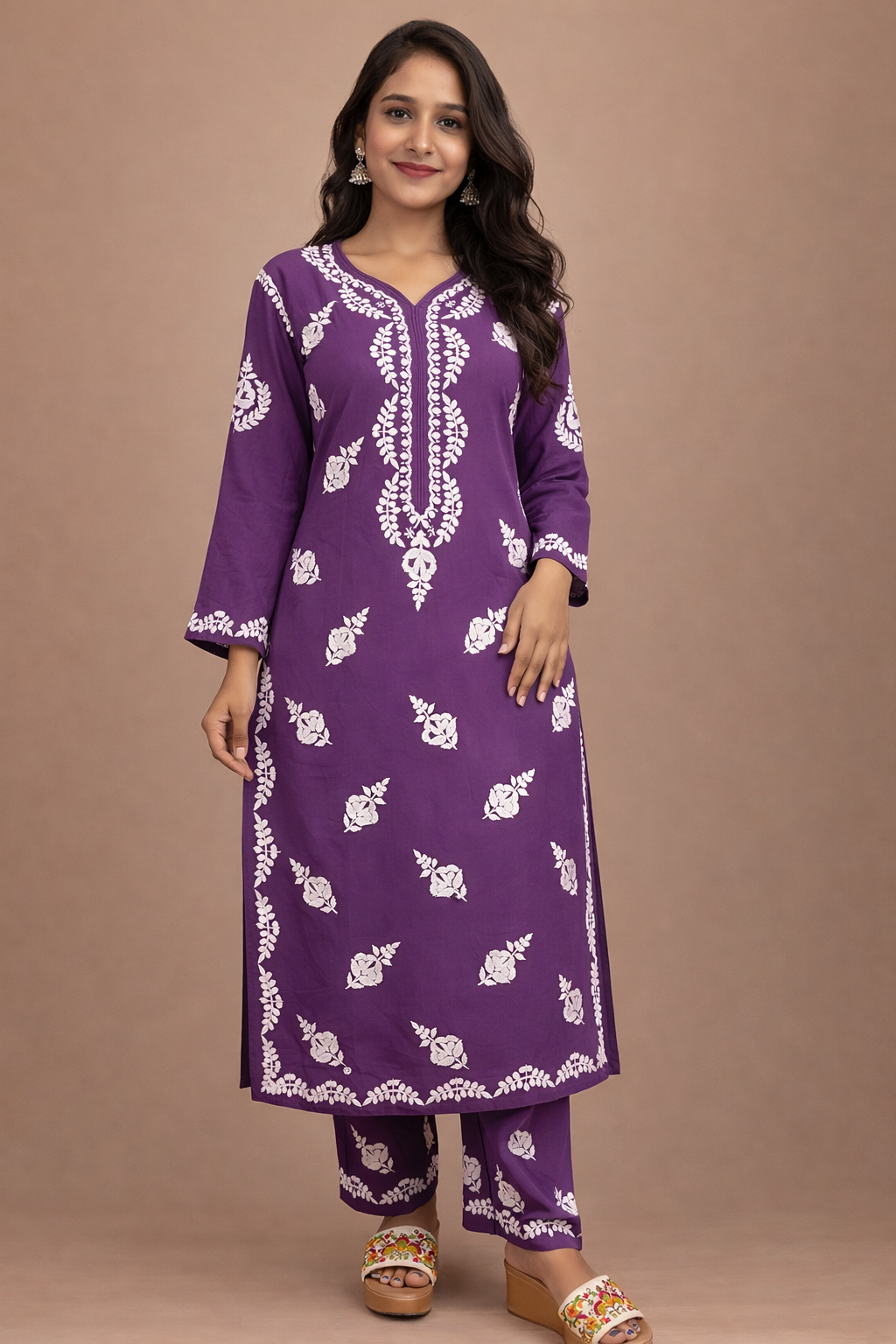 Modal kurta plaza pair