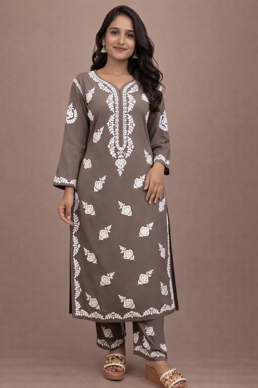 Modal kurta plaza pair