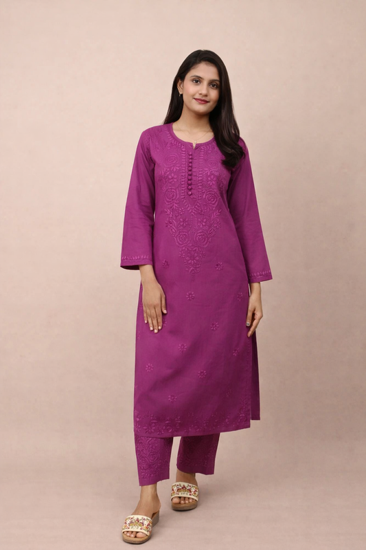 Cotton two piece pair