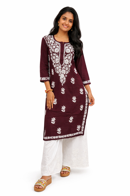 Pure modal material long kurta