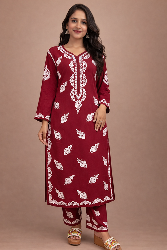 Modal kurta plaza pair