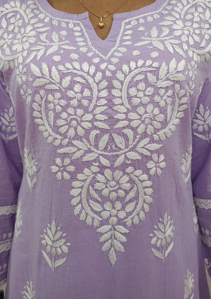 co-ord set in mul cotton