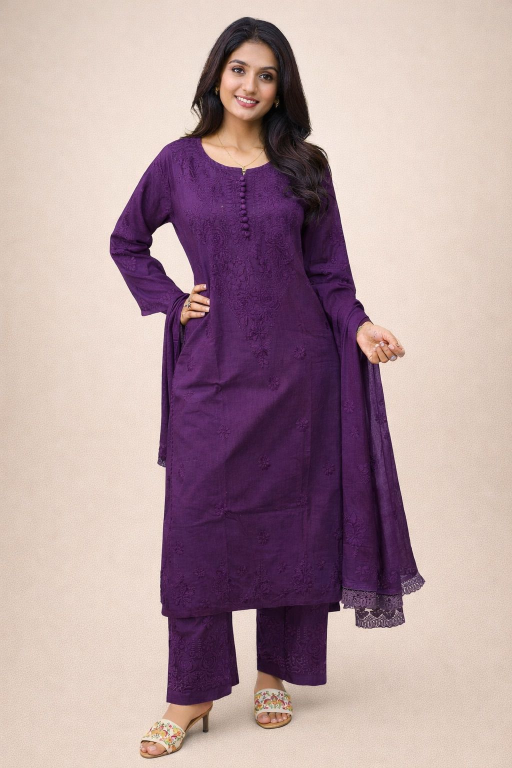 Mul Cotton three Piece Pair