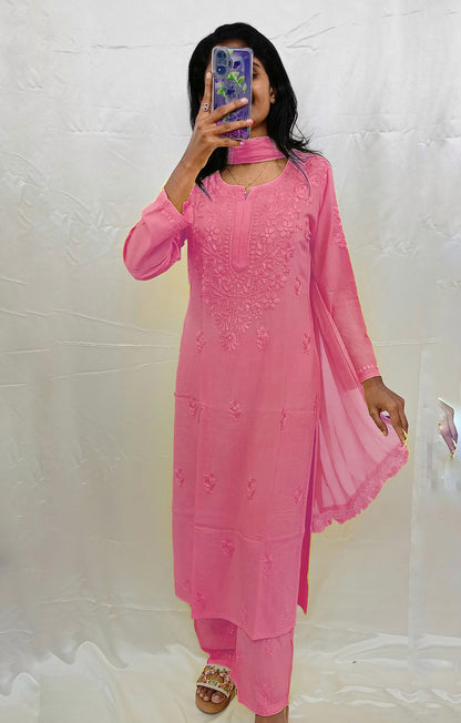 Rayon material dupatta bottom pair