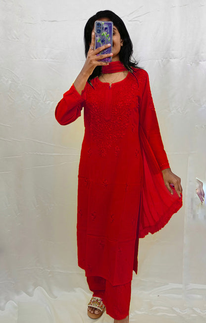 Rayon material dupatta bottom pair