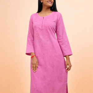 Linen long kurta