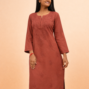 Linen long kurta