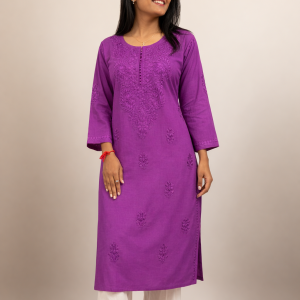 Linen long kurta