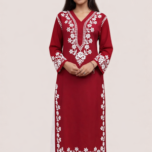 V neck modal long Kurta