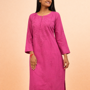 Linen long kurta